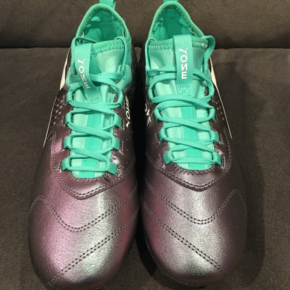 Puma One 3 IL Leather FG Soccer Cleats Mens size 9 - Picture 2 of 7